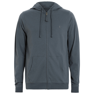 AllSaints Brace Zip Up Brushed Cotton Hoody